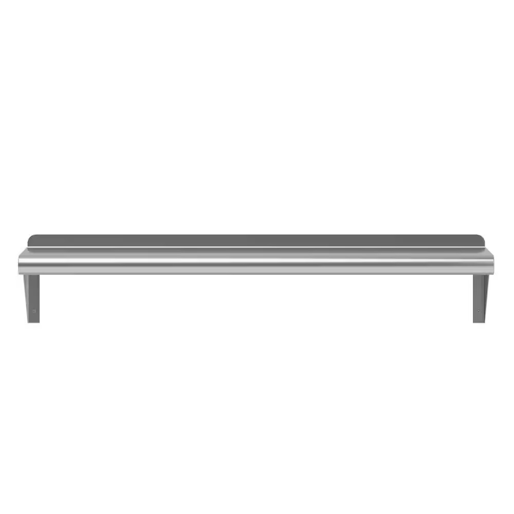 8 In. X 36 In. Stainless Steel Wall Shelf. Kitchen, Restaurant, Garage, Laundry,