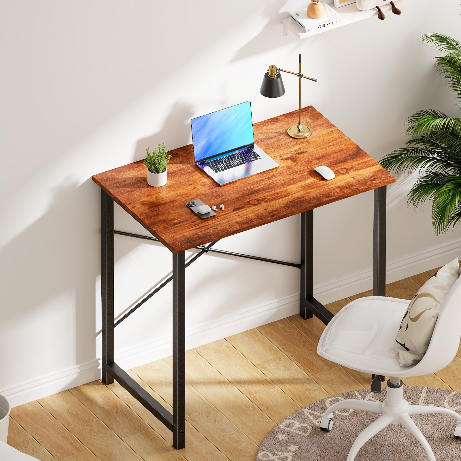 32″-63″ Simple Home Office Computer Desk Writing Work Study Table Storage Bag