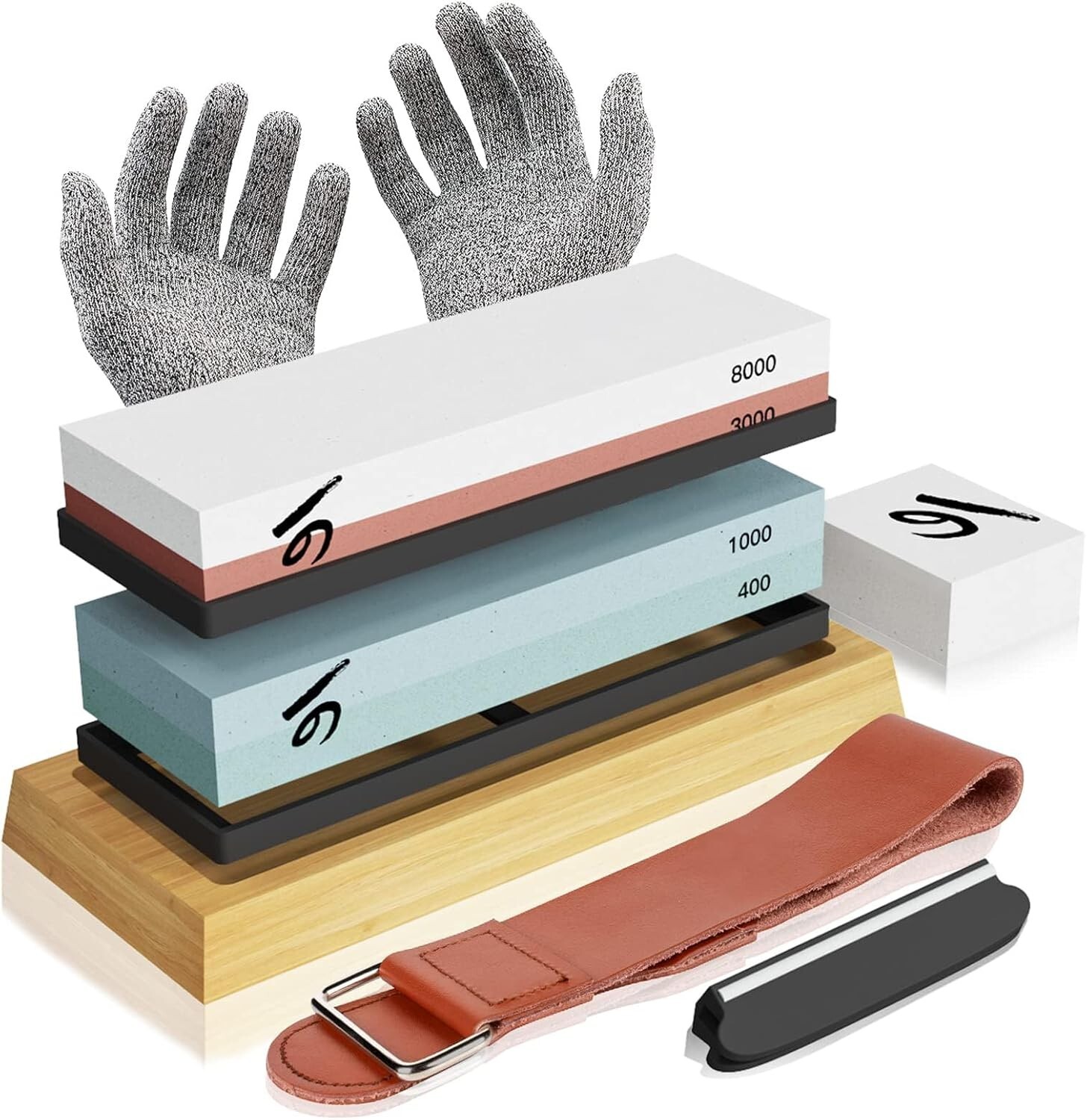 Complete Knife Sharpening Kit with Cut-Resistant Gloves – Perfect for All Blades