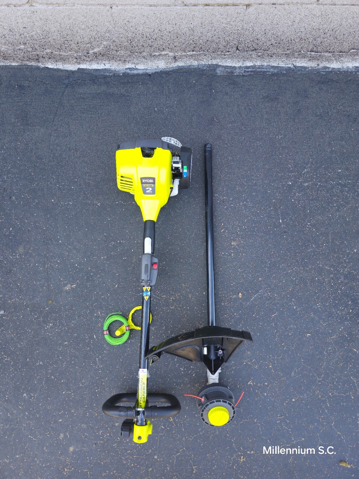 Ryobi 2-Cycle Gas String Trimmer 25cc Full Crank Weed Eater Straight Shaft
