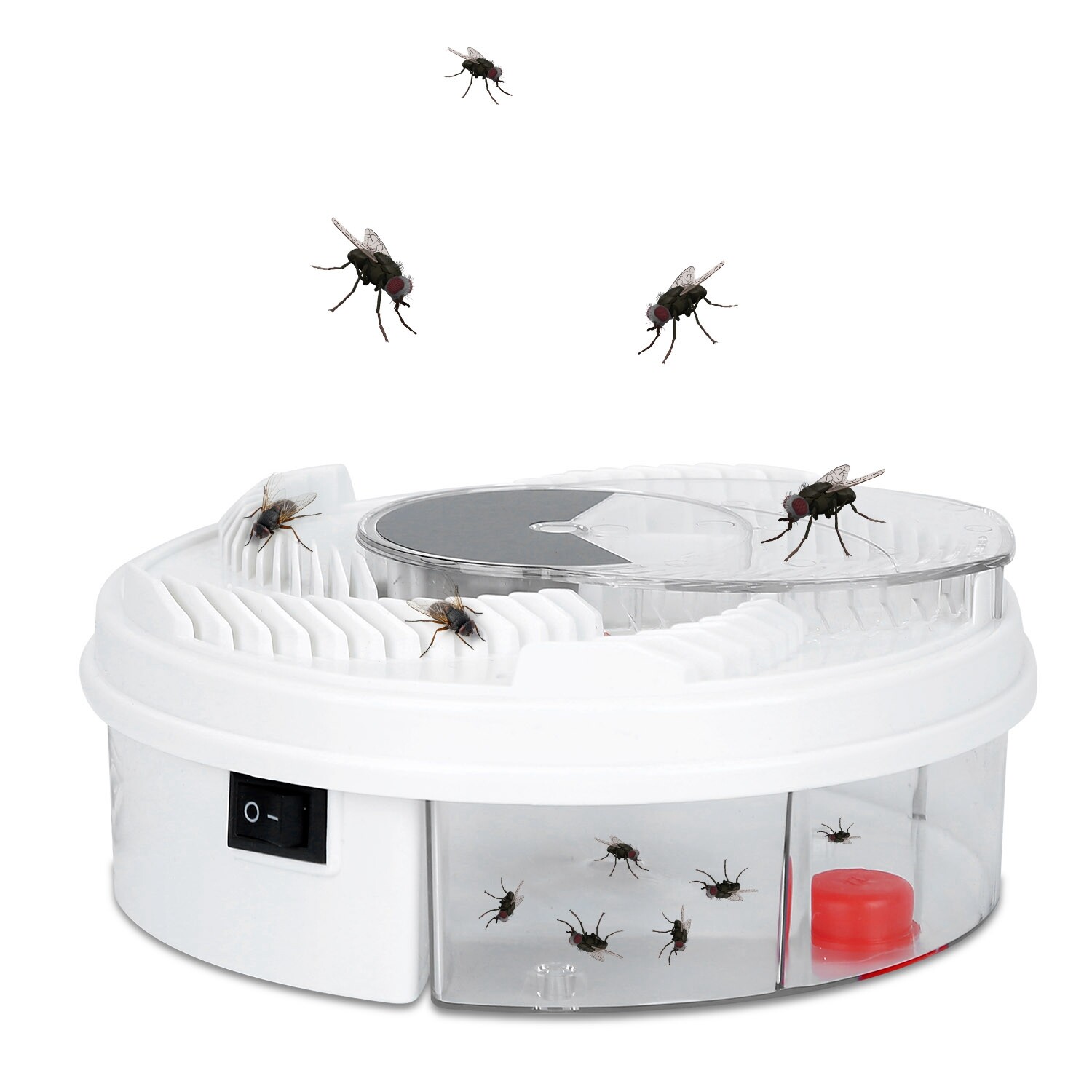 Electric Fly Trap Automatic Fly Catcher Rotating Fly Pest Repellent Kitchen Tool