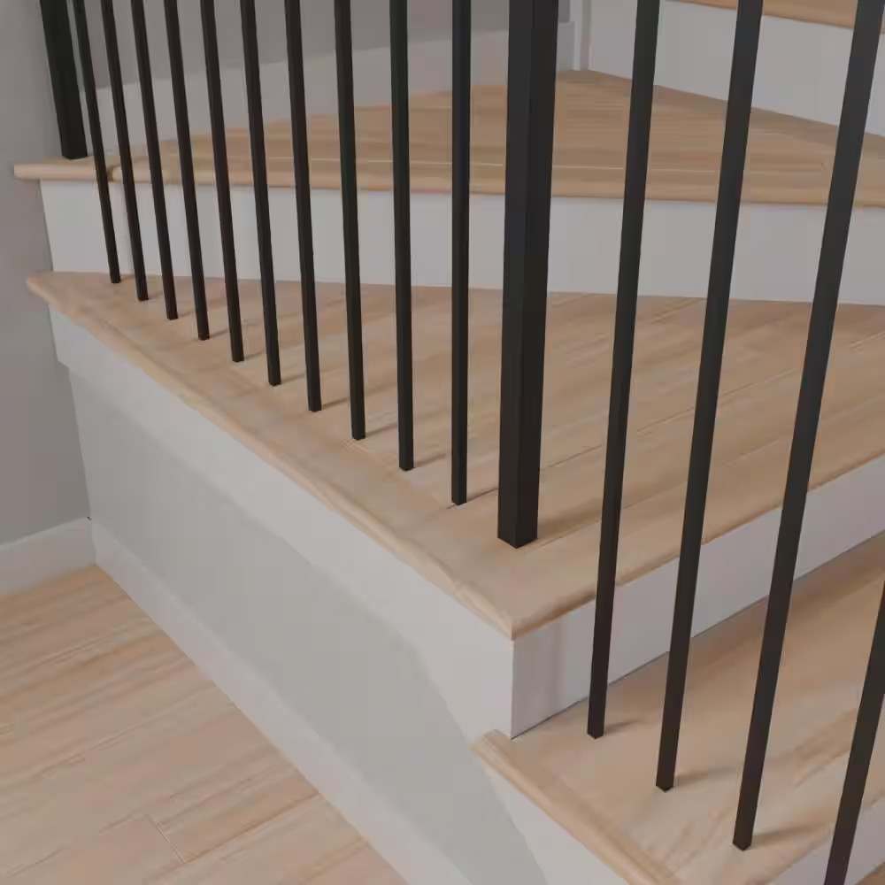 0.75 In. X 3.5 In. X 48 In. Unfinished Red Oak Wood Stair Landing Tread