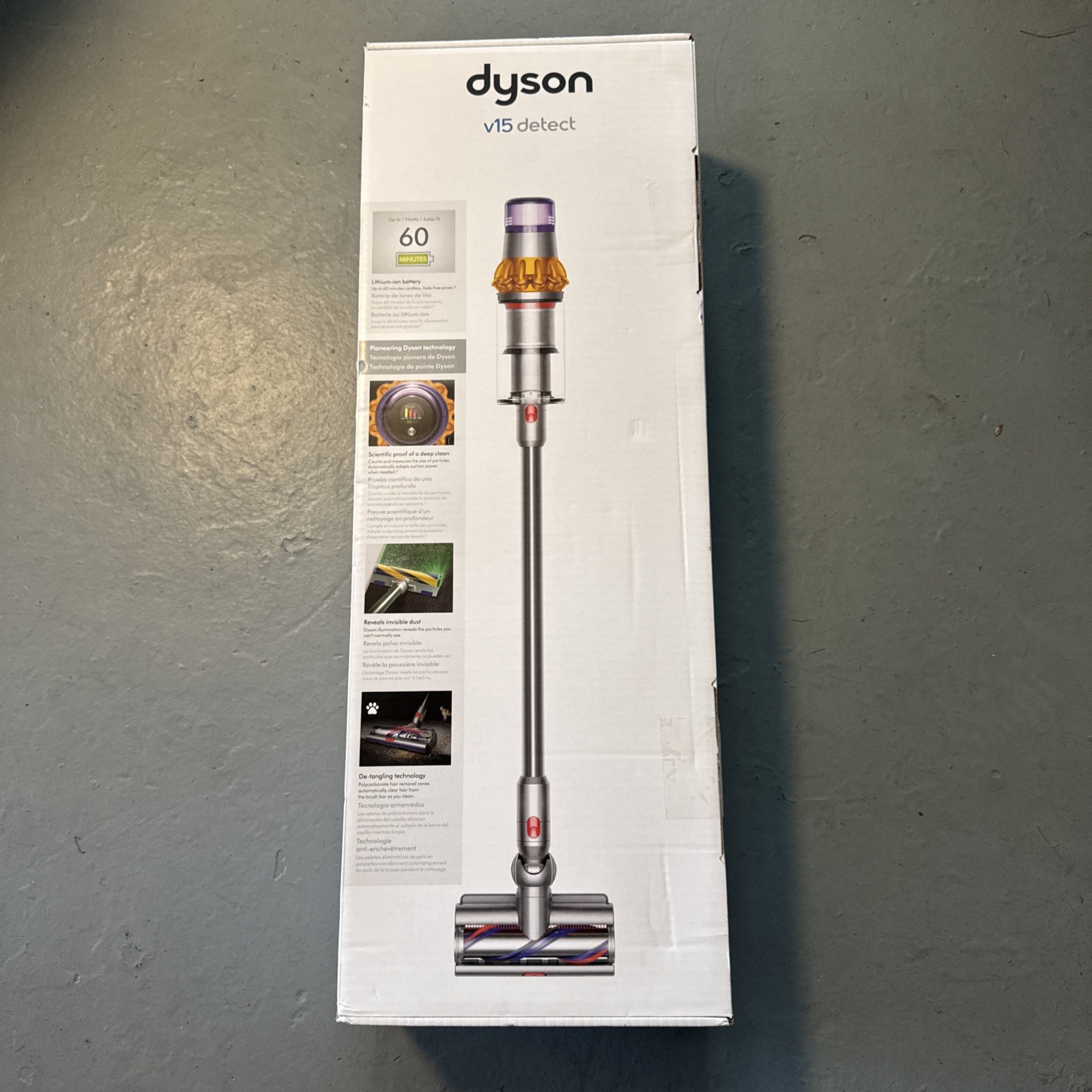 Dyson V15 Detect Total Clean Extra Cordless Deep Clean Stick Vacuum Cleaner NEW