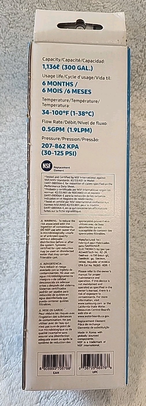 Samsung DA2900020B Filter
