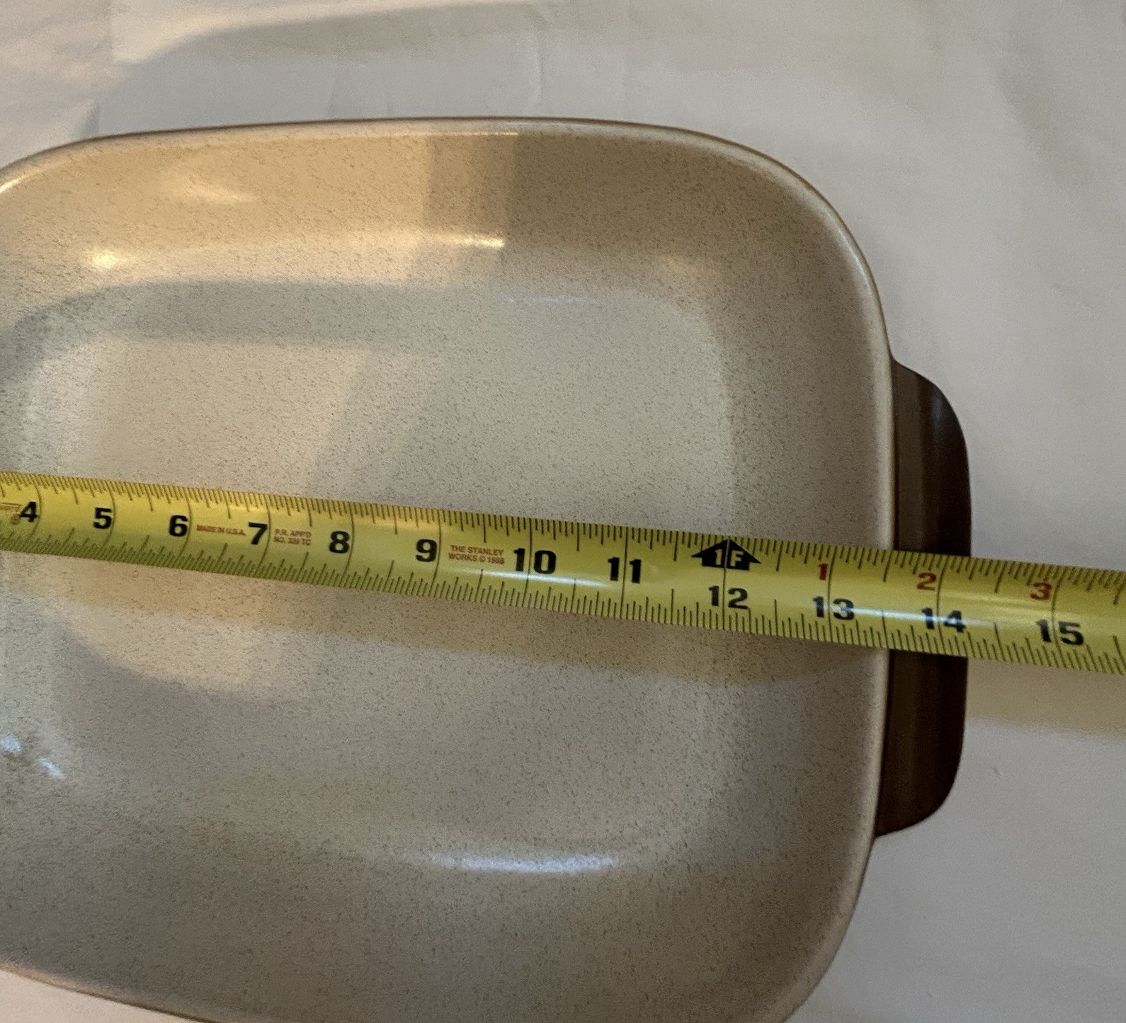 Vintage Denby Russet 14″x10″ Rectangular Baker England Stoneware Oven Dish