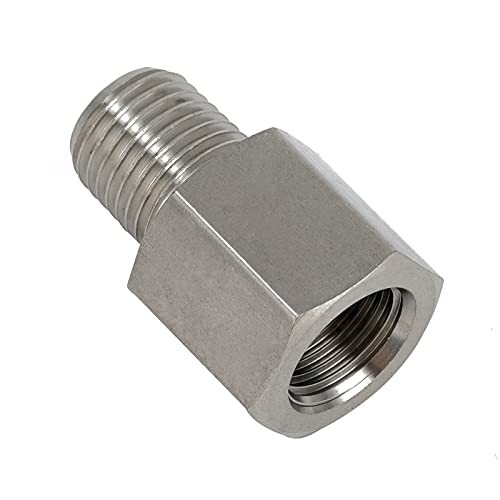 304 Stainless Steel Forged Pipe Fitting Converter Adapter G Thread 1/8“ Female