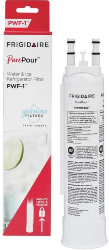 2 PACK – Frigidaire Pure Pour FPPWFU01 PWF-1 Water & Ice Refrigerator Filter