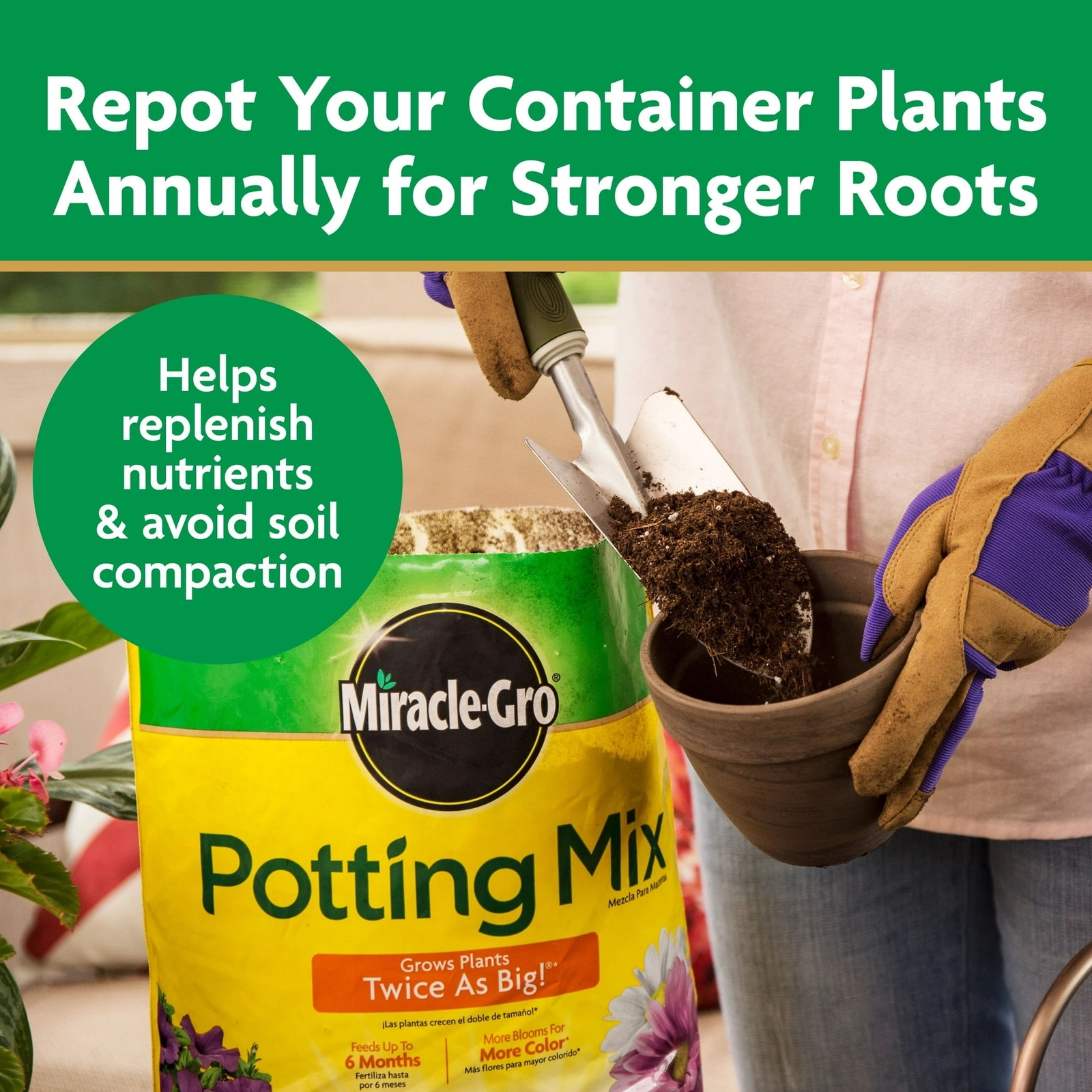 Miracle-Gro Potting Mix – 2 CUFT