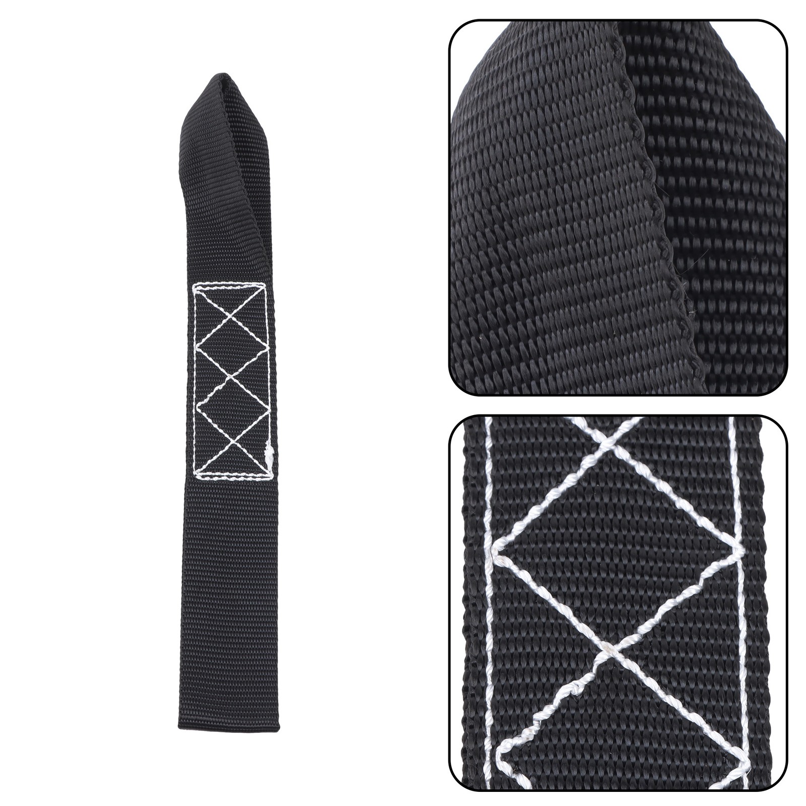 4 Pack 1.6″ x 8′ Ratchet Tie Down Straps Black 5208lbs Break Strength w/ S Hooks