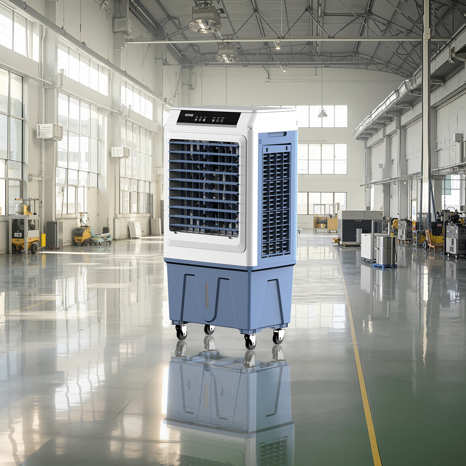 VEVOR Evaporative Air Cooler 3100 CFM with 9 Gallon Water Tank Portable Swamp