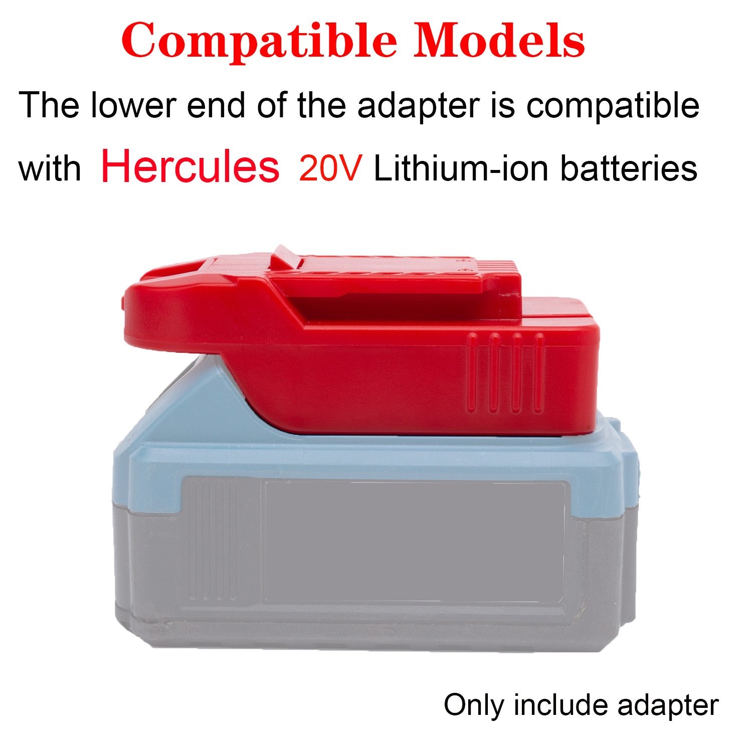 Battery Converter For Hercules 20V Battery to for Bauer 20V Power Tool Adapter