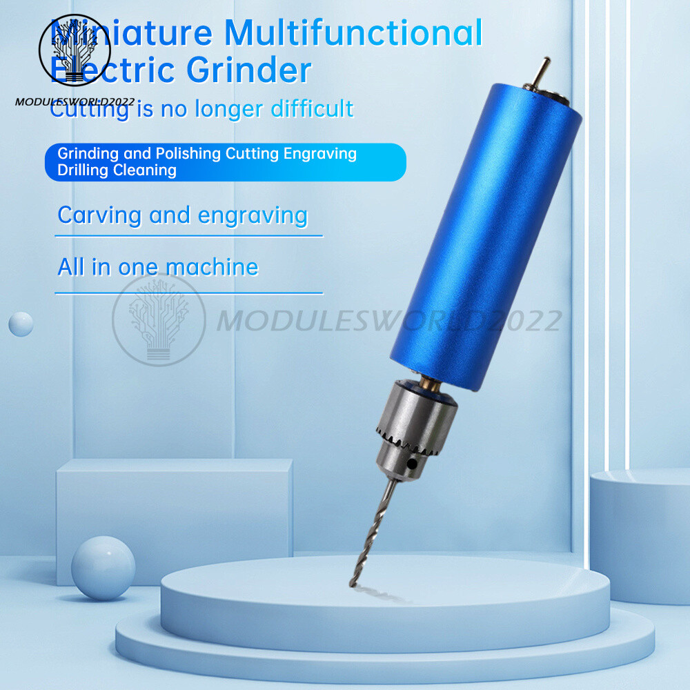 Handheld Mini Metal Electric Grinder Polishing Engraving Stepless Speed Control