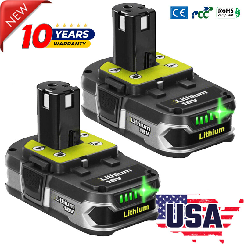 For RYOBI 18V Lithium Battery 3.0AH 3.6AH 3.8AH Cordless Drill Power Tool P108