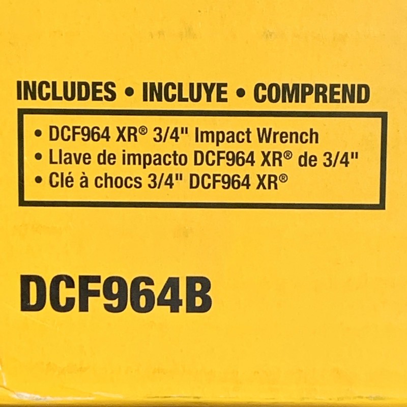 DEWALT DCF964B 20V MAX XR Brushless Cordless 3/4-inch Impact Wrench TOOL ONLY