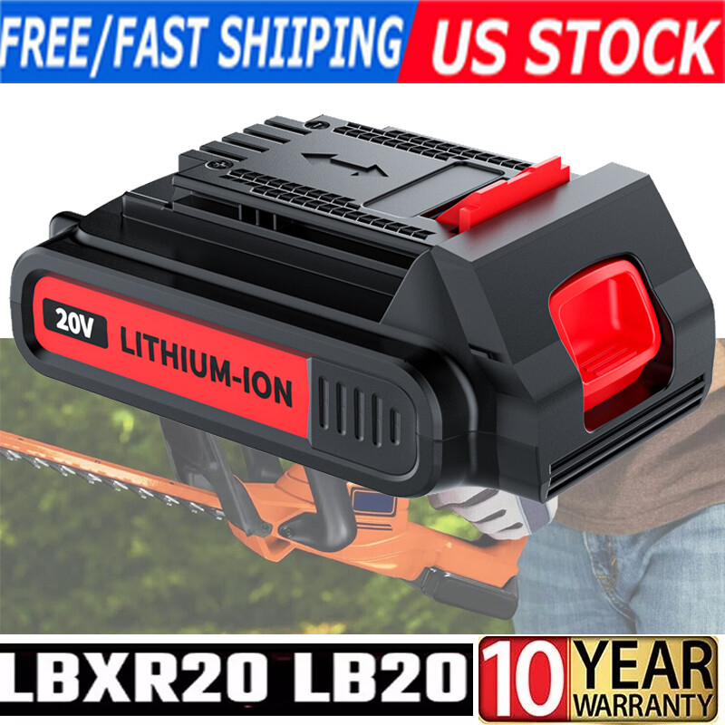 20V 1.5Ah Lithium ion Battery For Black & Decker 20 Volt MAX LBXR20 LB2X4020 US