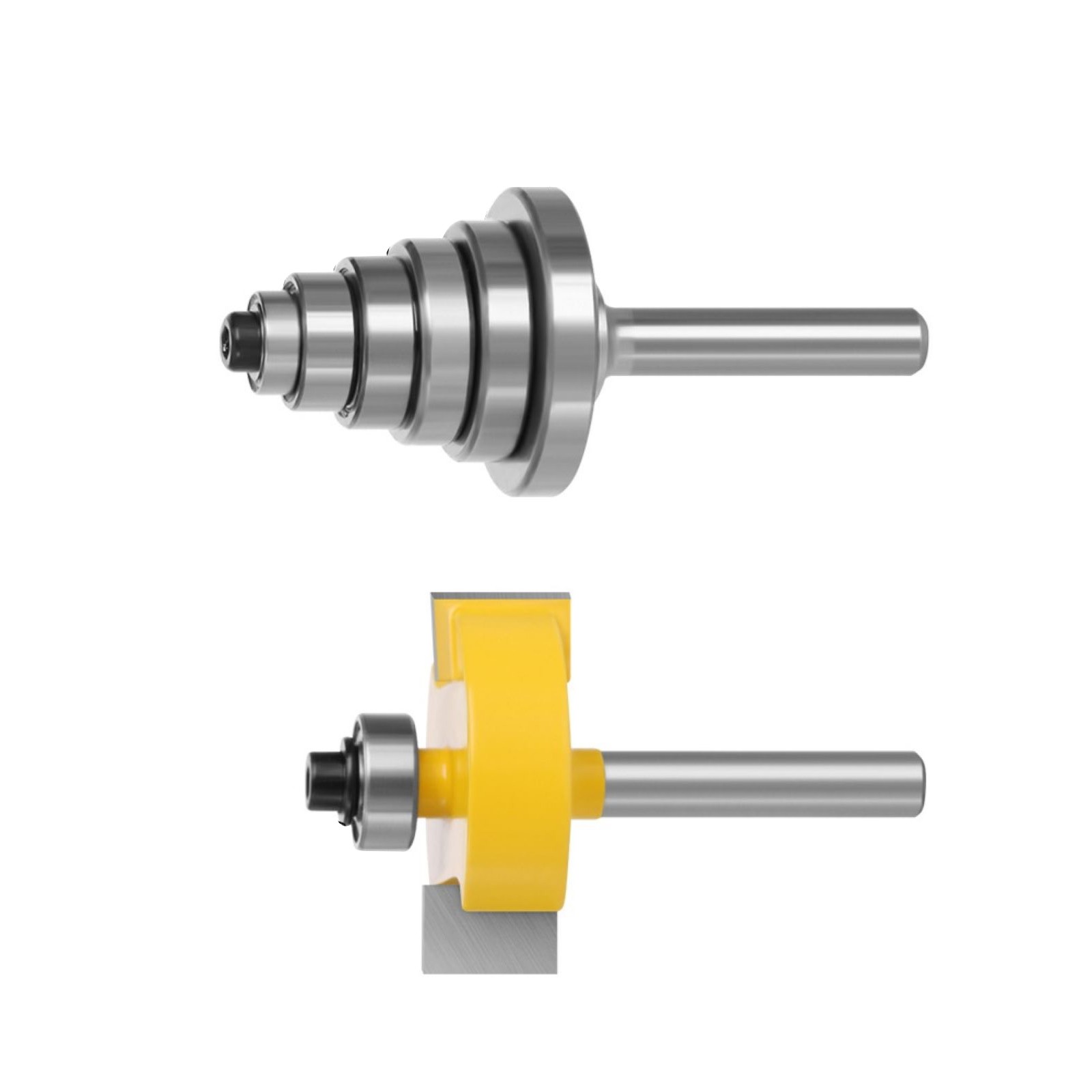 New 1/4 Inch Shank Rabbet Router Bit SetWith 1/2in (12.7mm) Cutting Width