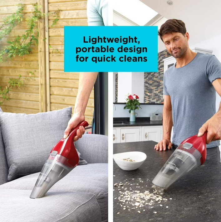 BLACK+DECKER Cordless Handheld Vacuum, Dustbuster, for Car & Pet Hair, Bagless,