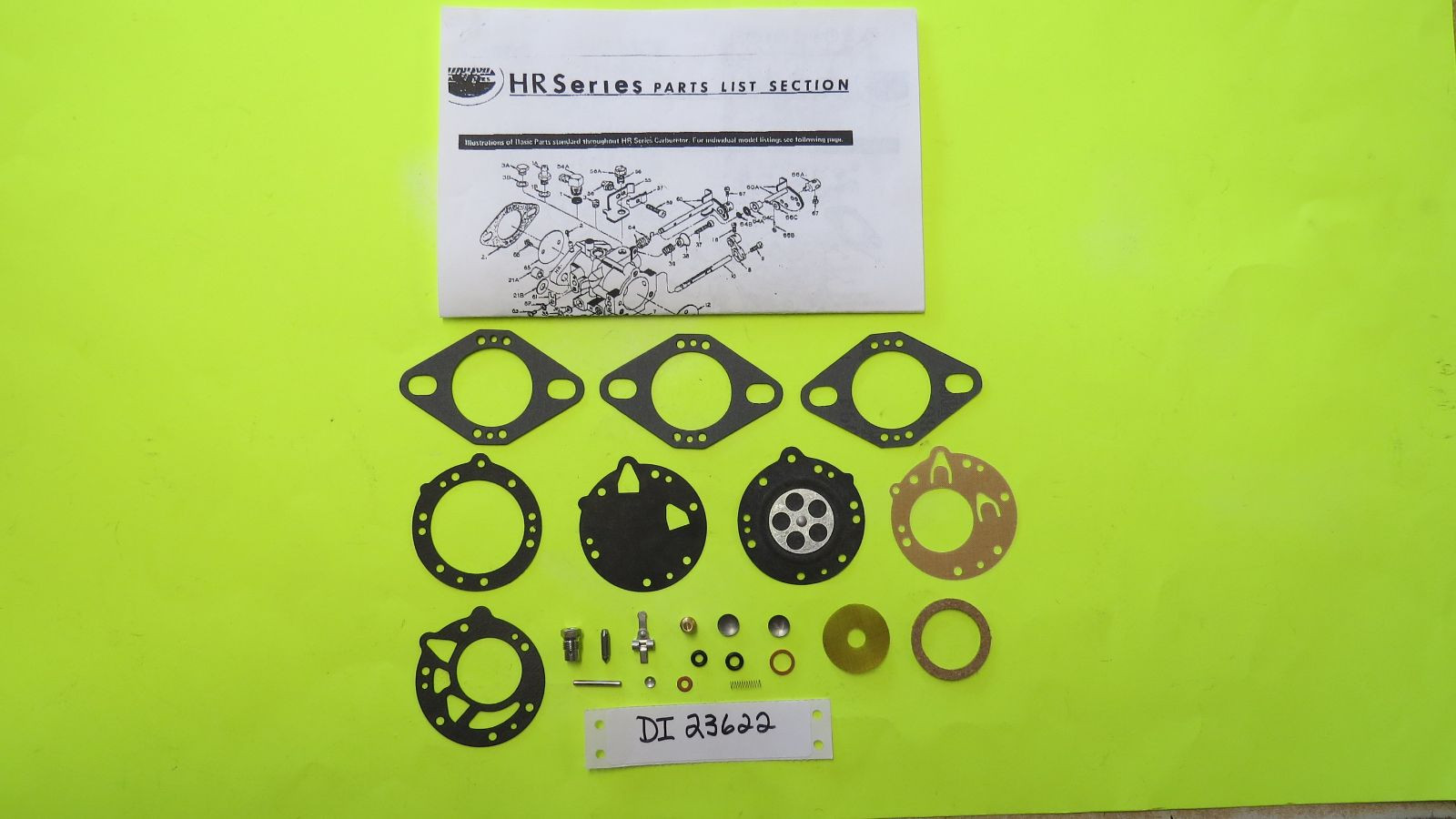 Tillotson HR19A HR20A HR21A HR22A HR23A HR24A HR25A HR26A HR27A Carb Kit New