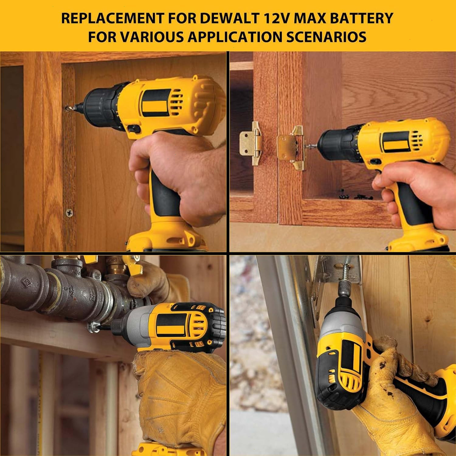 2Packs For DEWALT 12V 3.6Ah Battery XRP DC9071 DW9071 DW9072 DW953 DW965 DW972