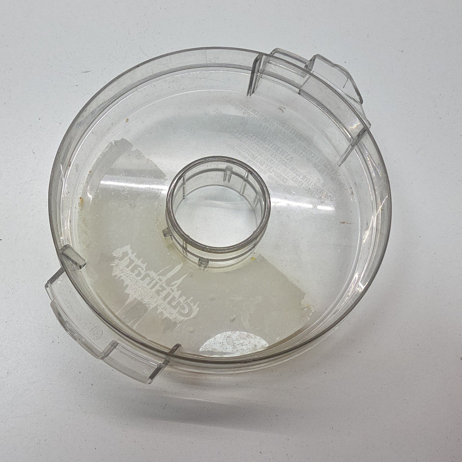 Cuisinart Pro Classic Food Processor DLC-116GTXT Flat Clear Lid