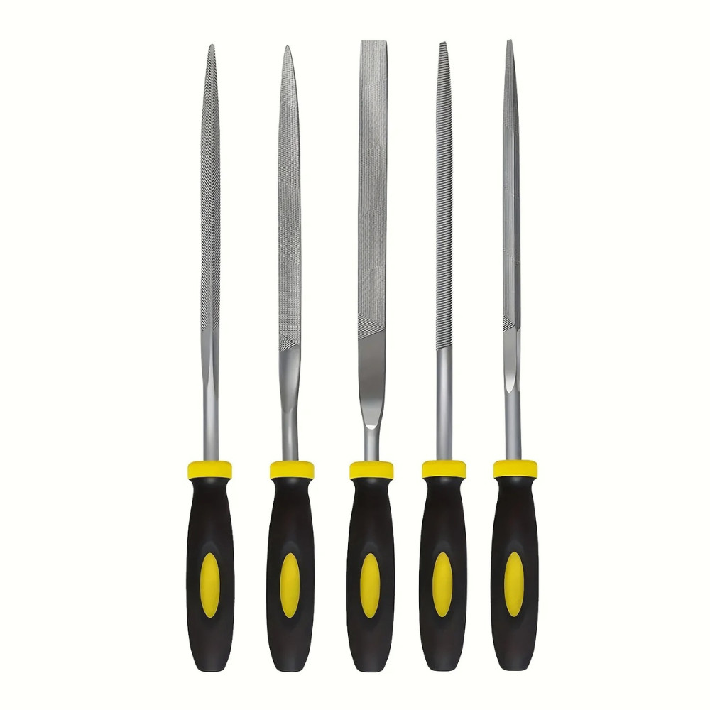 5Pcs Metal Needle File Set Small Hardened Carbon Steel File Mini Hand Metal Tool