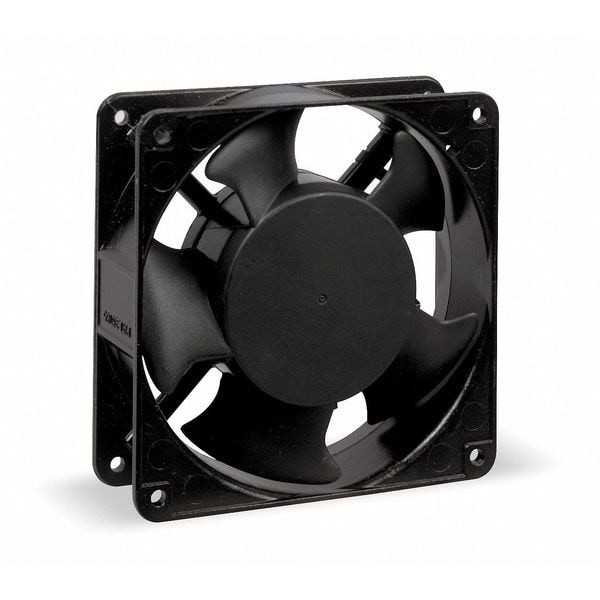 Dayton 4Wt48 Axial Fan, Square, 115V Ac, 1 Phase, Cast Aluminum, 4 11/16 In W.
