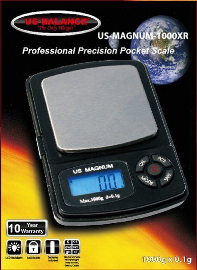 1000g 0.1g Precision Pocket LCD Digital Scale Herbs Jewelry Gold Silver Gems