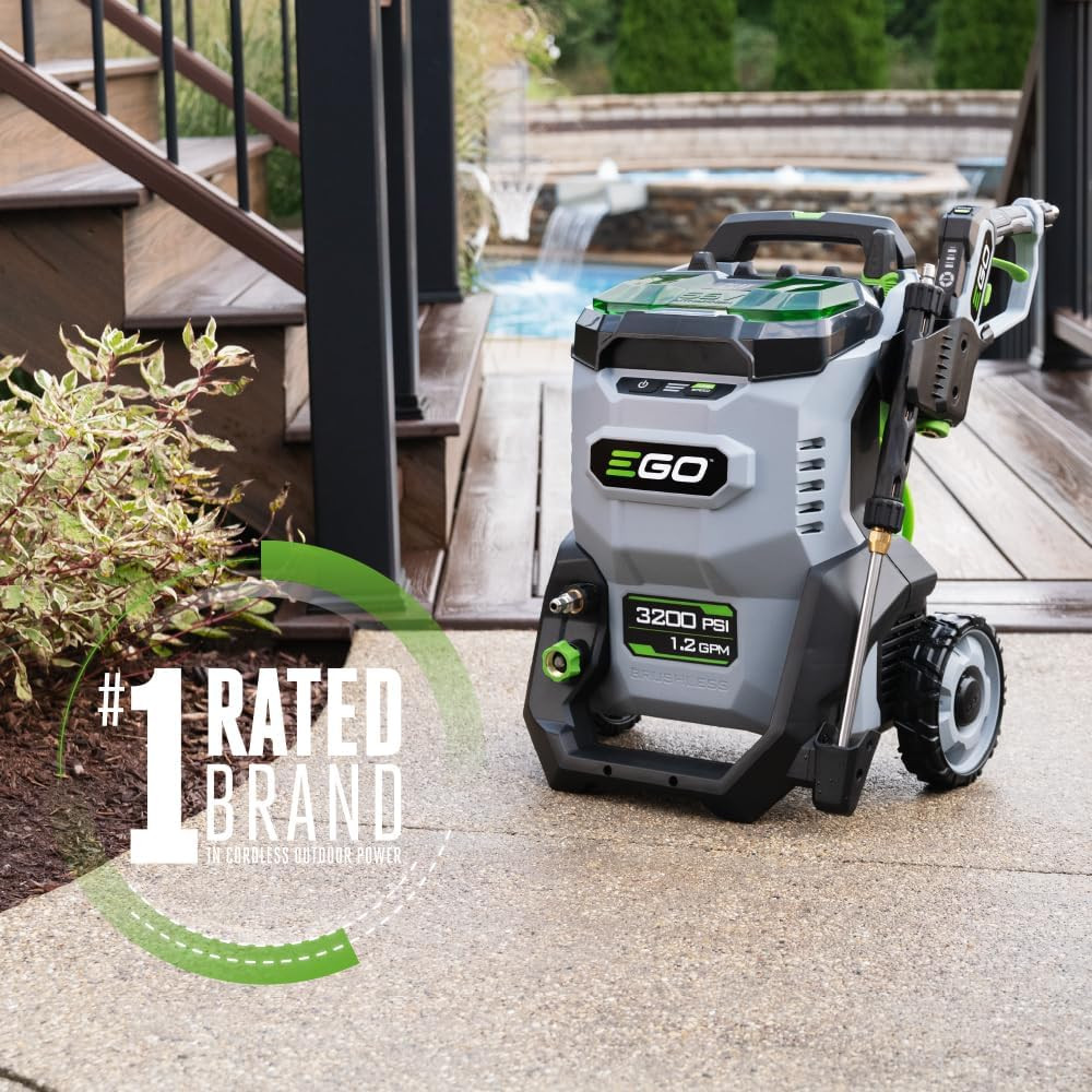 Electric Pressure Washer,3200 PSI Power Washer, Battery and Charger Not Included