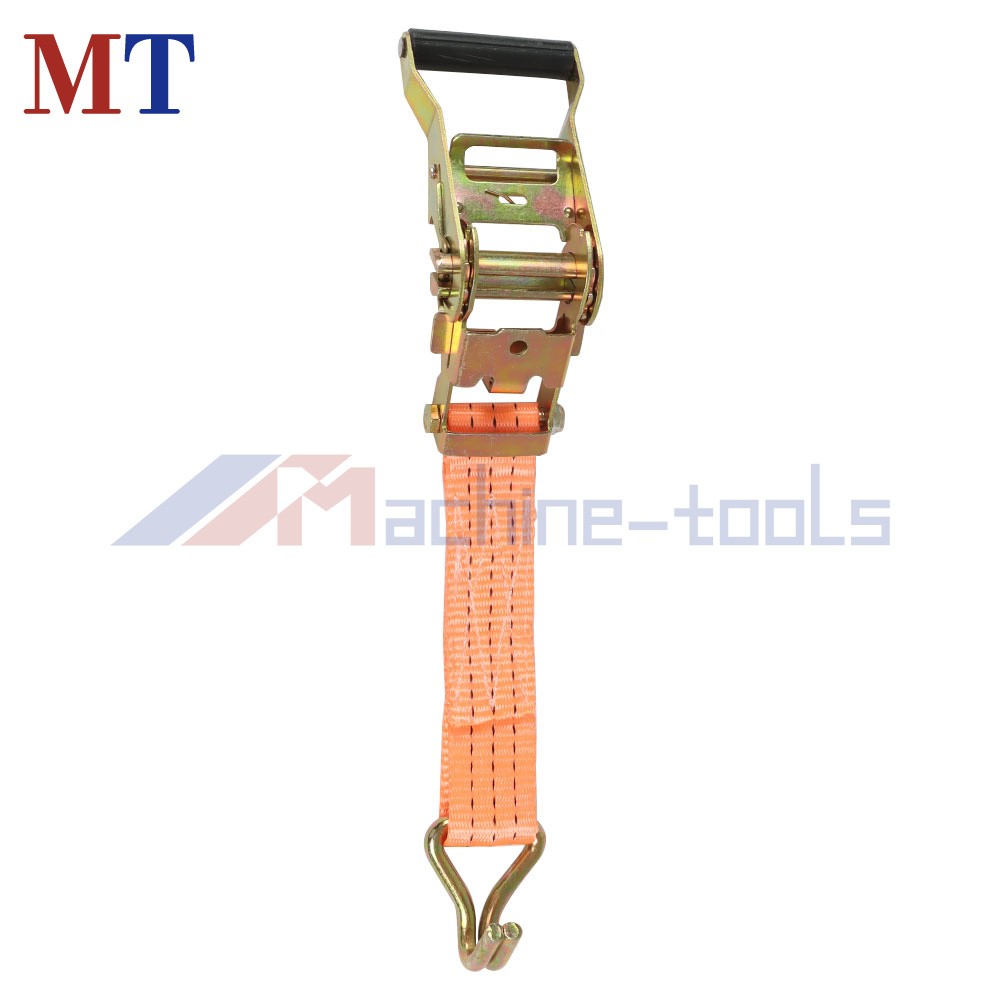 10 Pack 1.5 In x 15 Ft Ratchet Straps With J Hook 4000-lbs Heavy Duty Tie Downs