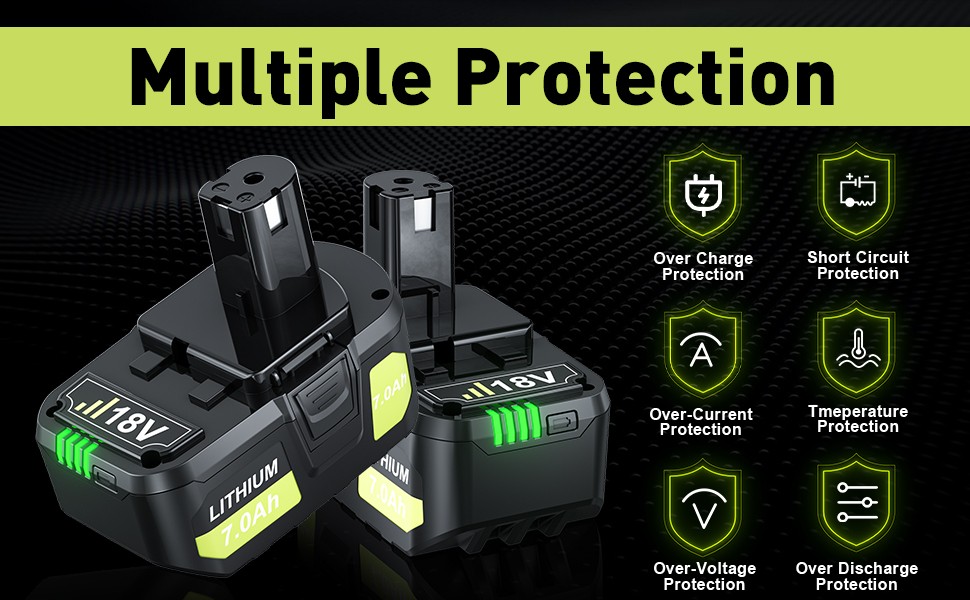 PACK 8Ah For RYOBI 18V One+ Plus High Capacity Compact Battery 4Ah PBP005 P108