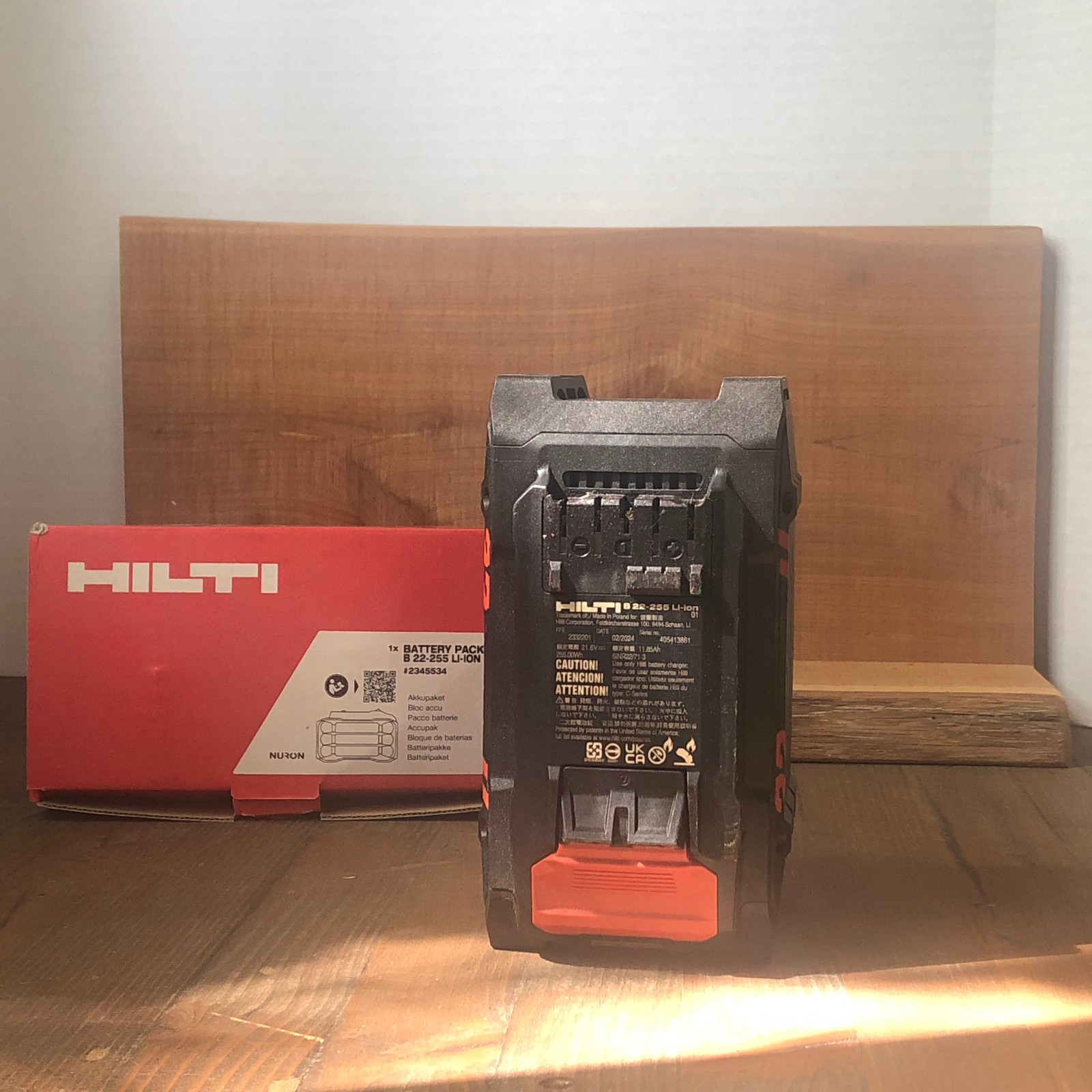 Hilti Battery Pack B22-255 22V 12Ah
