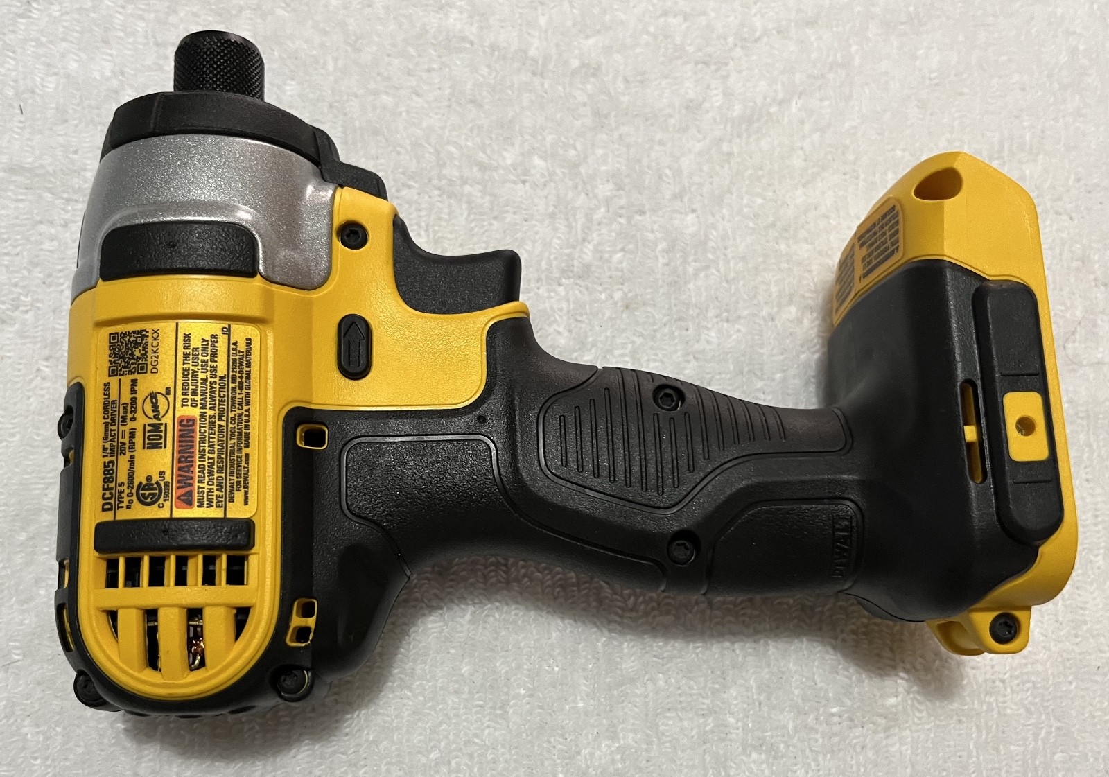 New Dewalt DCF885 20 Volt 20V Max Lithium Ion 1/4” Impact Driver Li-ion DCF885B