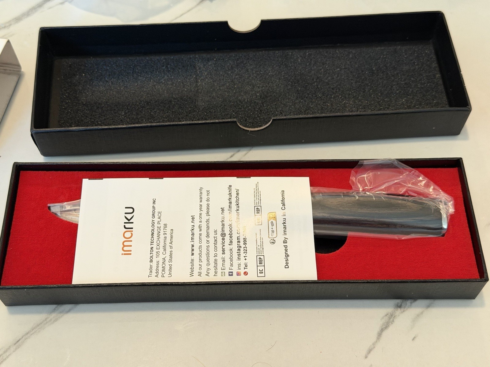 imarku 3.5 in. Paring Knife NEW Open Box Utility Paring Wood Handle