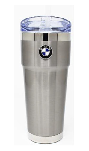 24oz BMW LOGO ROUNDEL TRAVEL MUG STAINLESS STEEL 80902475194