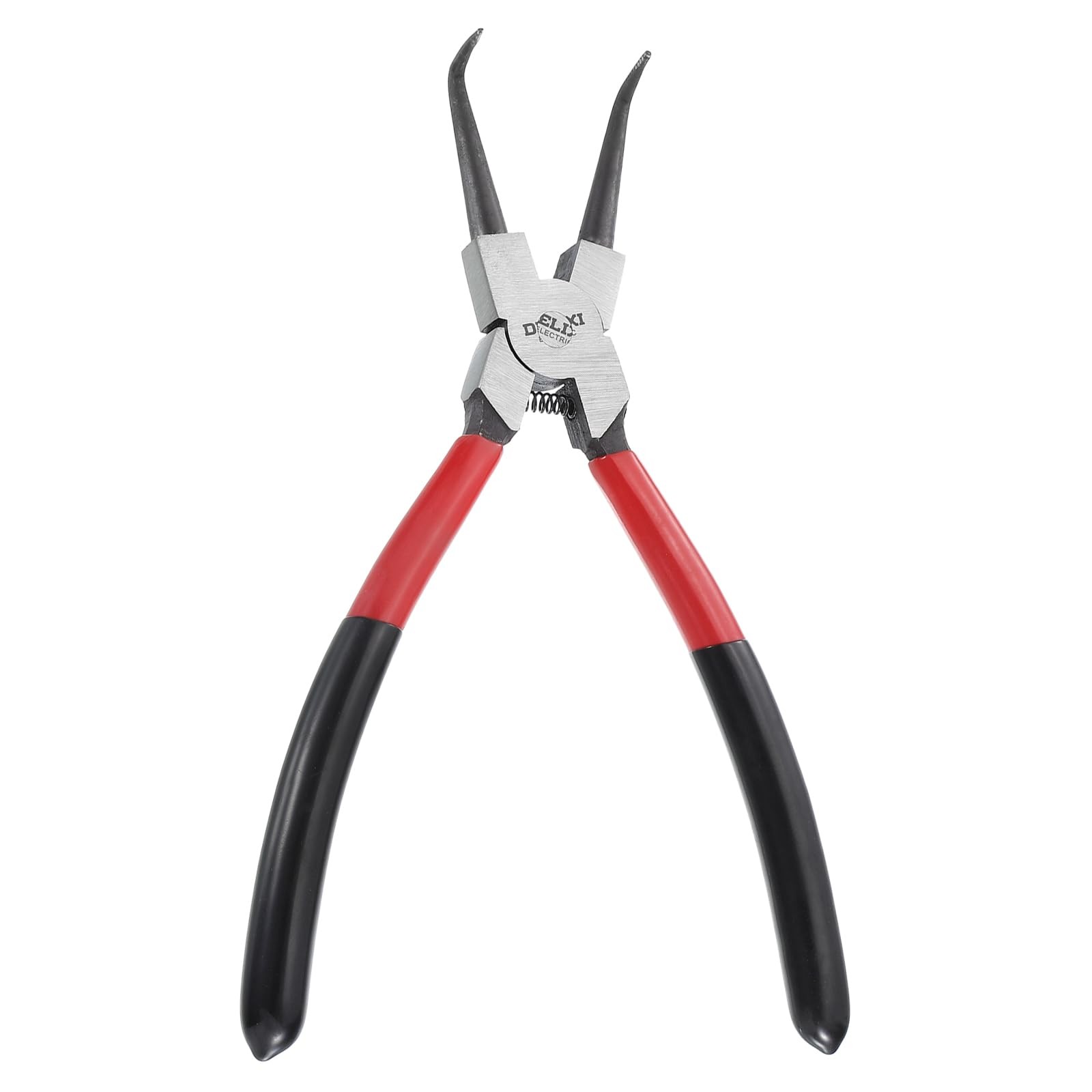 HARFINGTON Snap Ring Plier 9″ CR-V Internal Circlip Pliers with 0.08″ 9″, Red