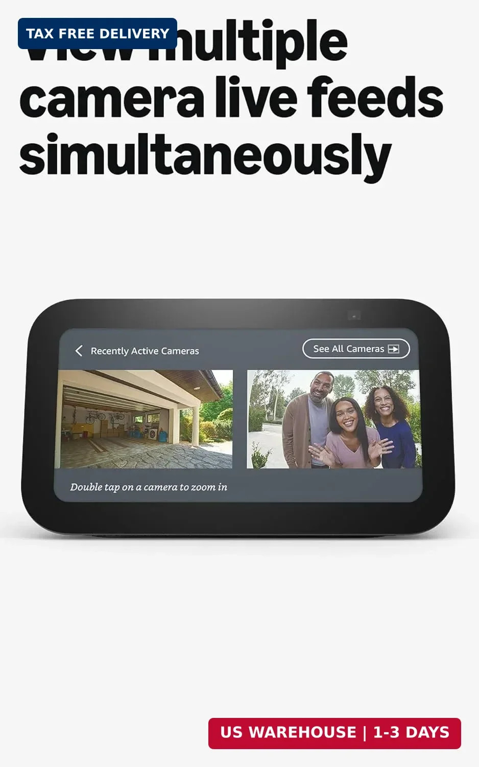 Amazon Echo Show 5 (newest model), Smart display, Designed for Alexa+, 2x the ba
