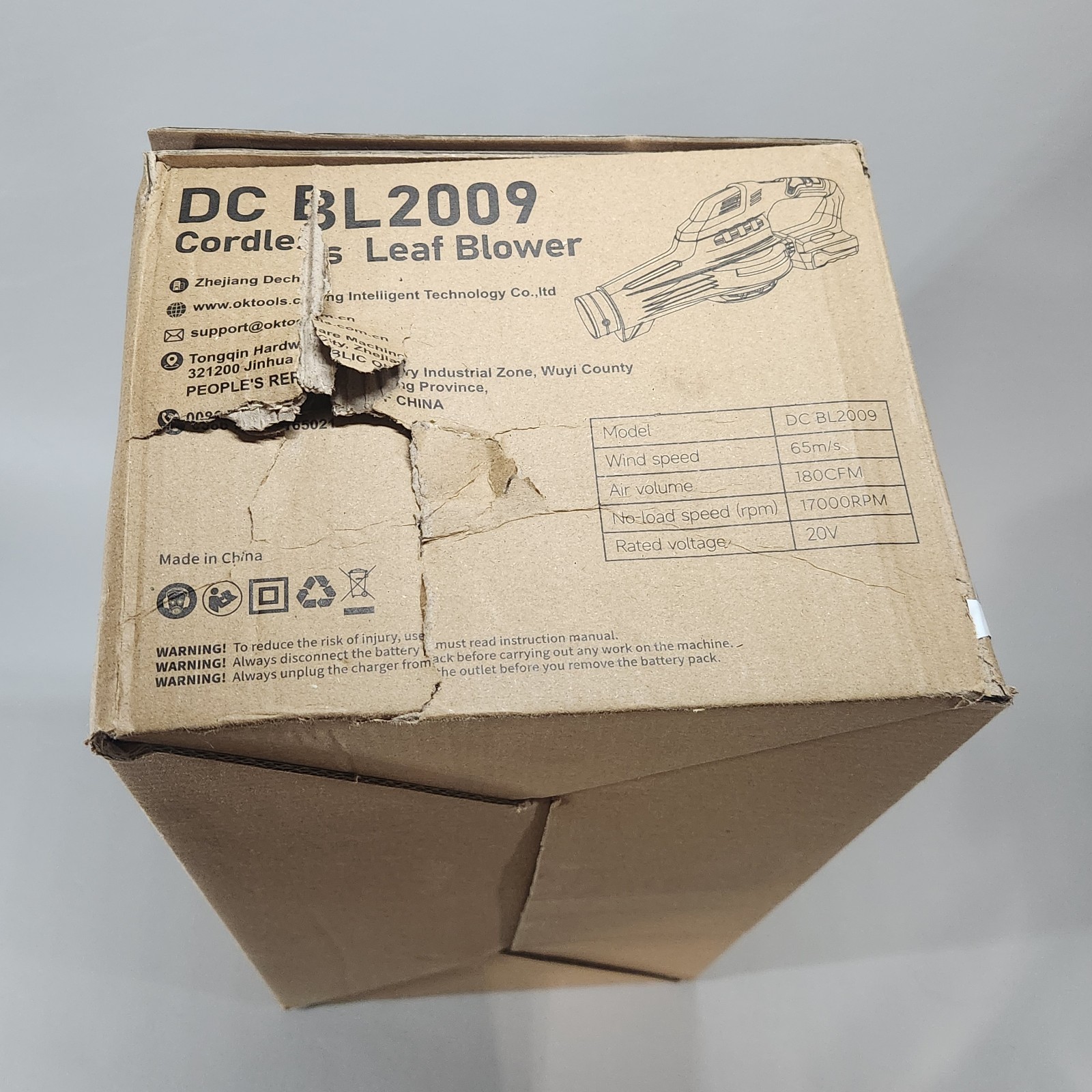 Leaf Blower Cordless with 2X 4.0Ah Batteries and Charger, 150MPH/180CFM Light