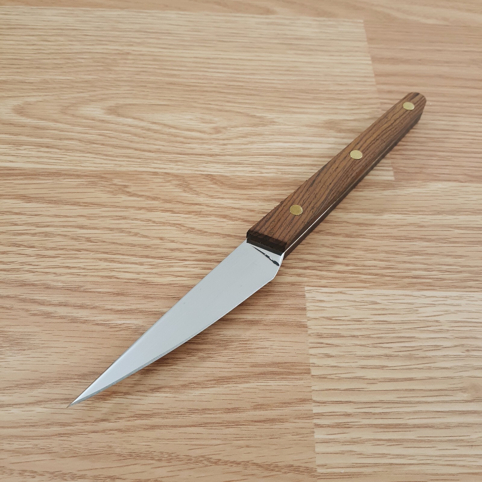 Ontario Robeson Fixed-Blade 2nd Knife With 4″ Stainless Steel Blade Wood Handle