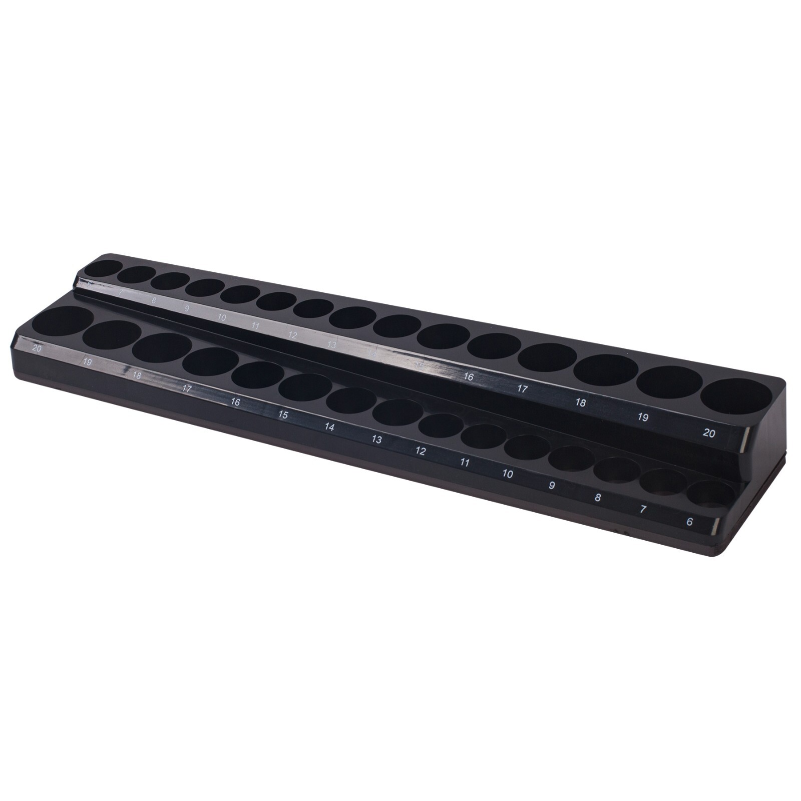 KING Magnetic Socket Organizer Holder 6-PACK Set 1/4” 3/8” 1/2” Metric SAE