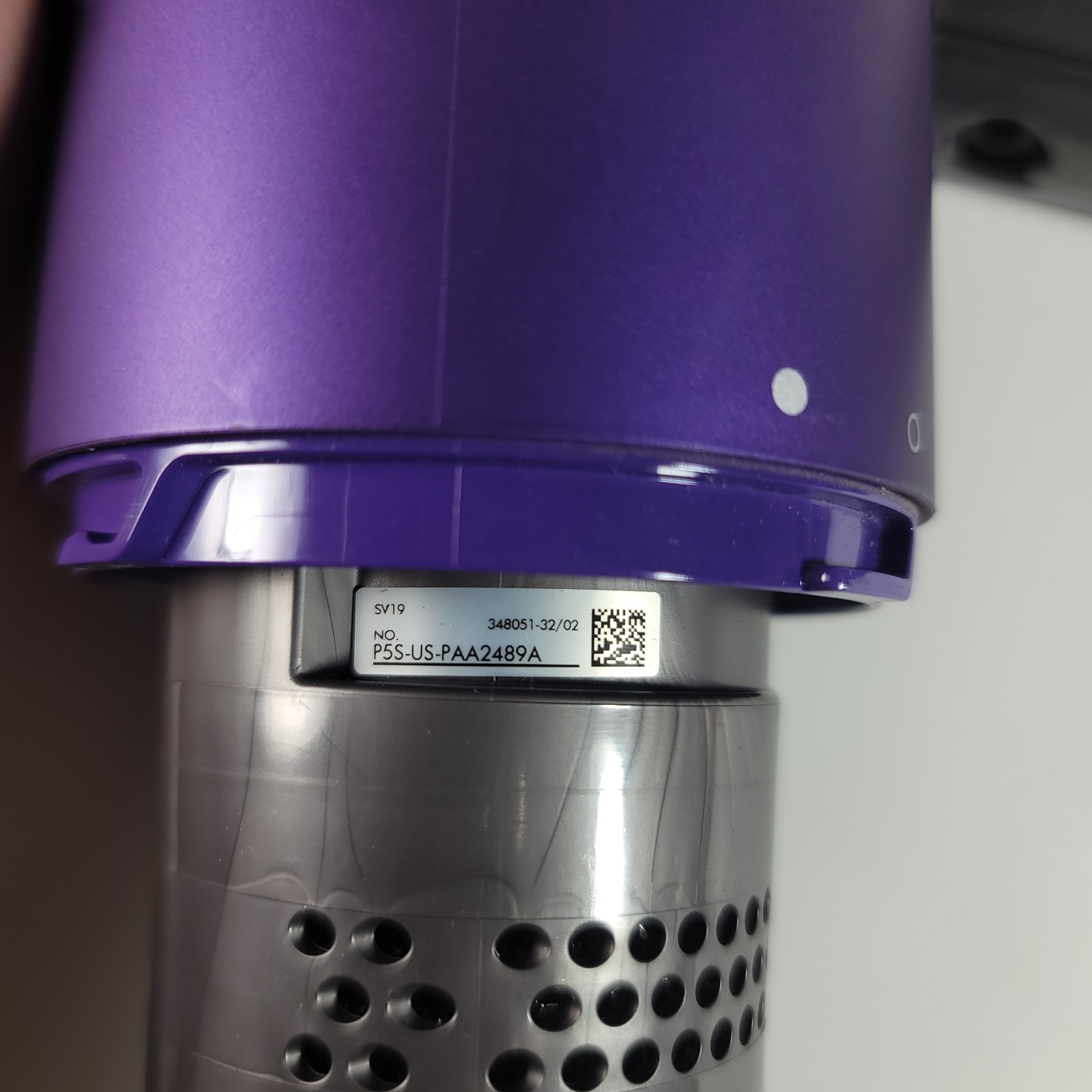 Dyson Omni-Glide SV19 Cordless Vacuum Tested Working No Charger Purple