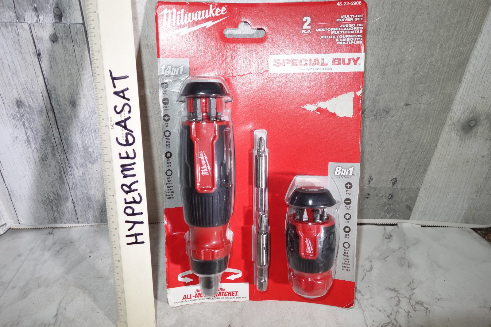 Milwaukee 14-in-1 Ratcheting/8-in-1 Compact Multi-Bit Screwdriver Set 48-22-2906