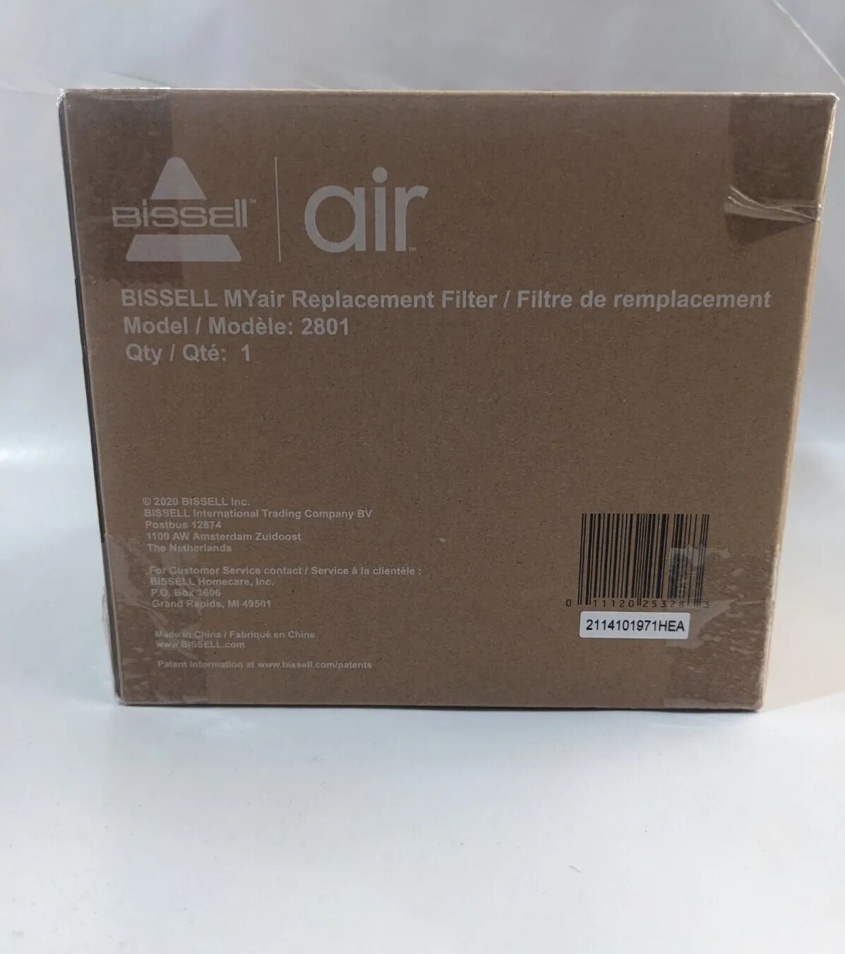 (2) GENUINE Bissell MYair Air Replacement Filters Purifier Model 2801 OEM