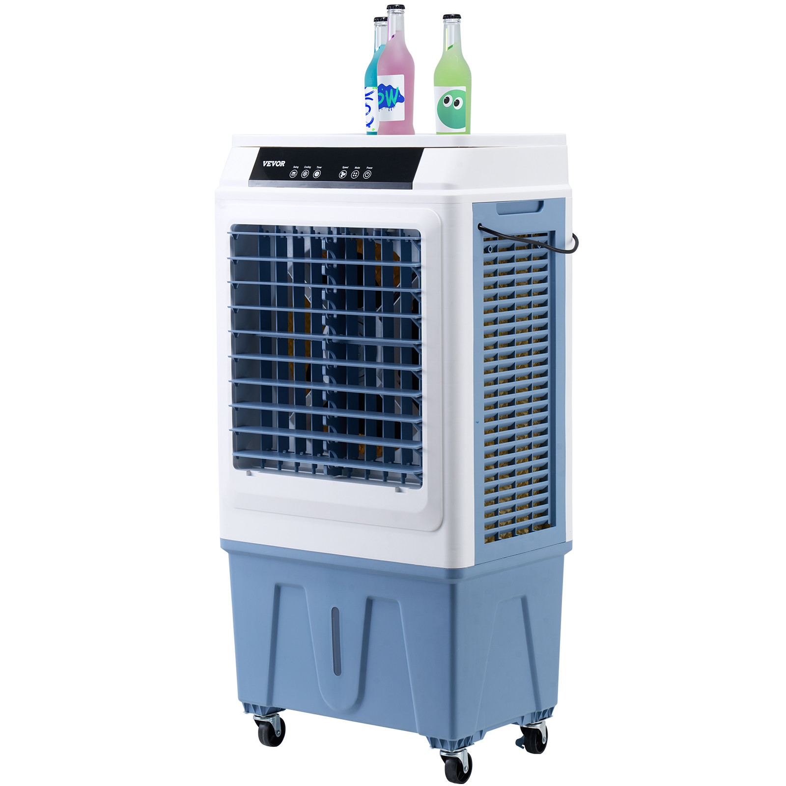 VEVOR Evaporative Air Cooler 3100 CFM with 9 Gallon Water Tank Portable Swamp