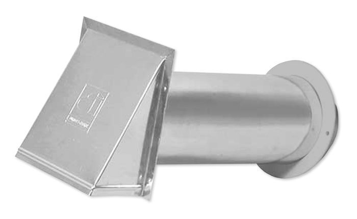 PVB4EALZW 4″ Dryer Vent Exhaust Hood All Aluminum Dundas Jafine