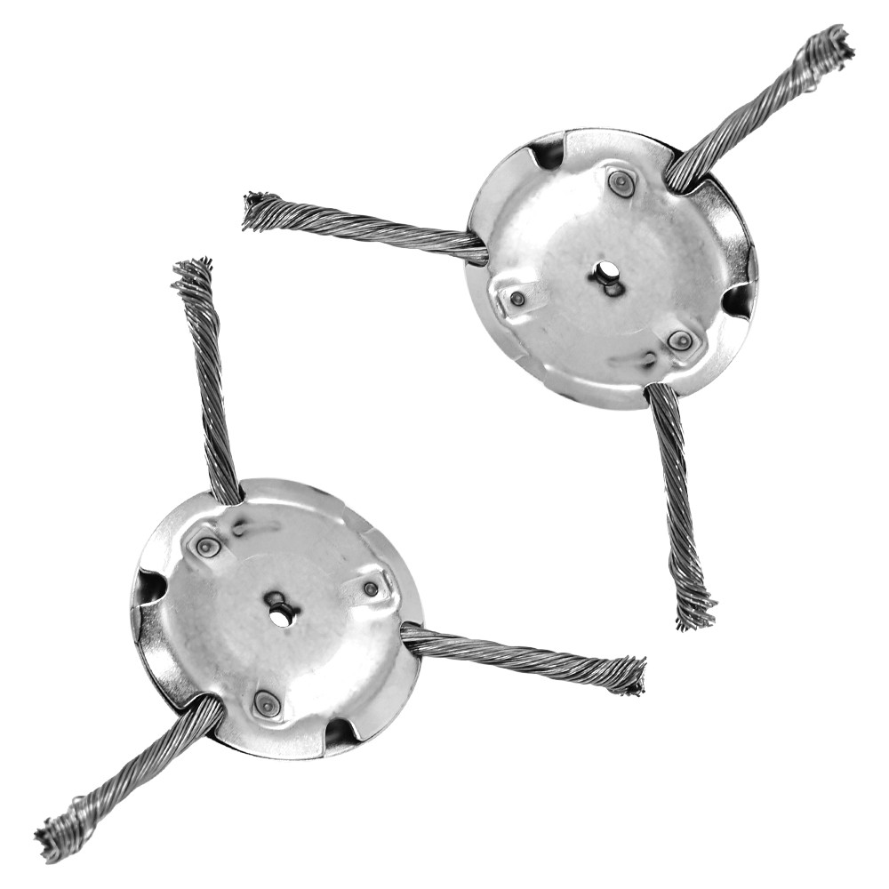 2Set Lawn Mower Steel Wire Grass Trimmer Head Brush Cutter Weed Eater Trimmer
