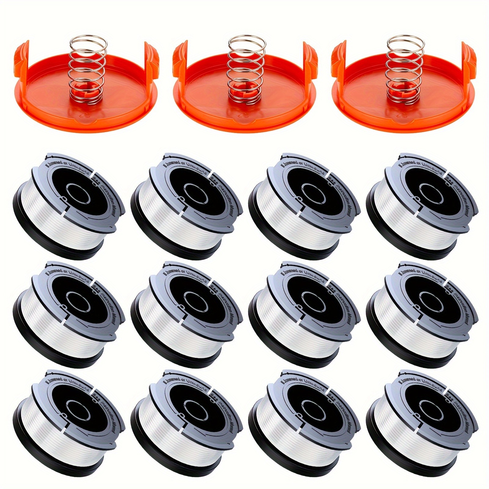12 Pcs Weed Eater String for Black+Decker, AF-100 0.065″ Weed Wacker String