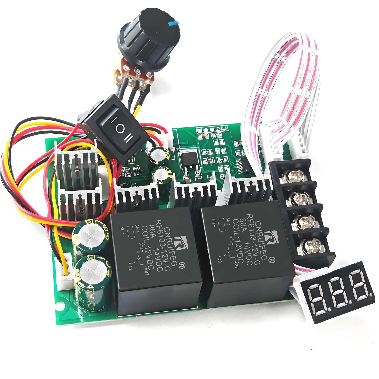PWM DC Motor Speed Controller,12V/24V/36V/48V/40A LED Display Stepless Speed …