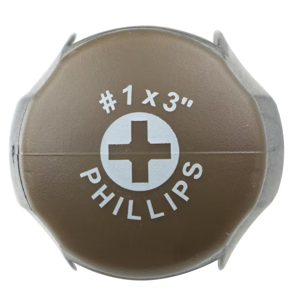 #1 x 4 in. Phillips Screwdriver Magnetic Tip Cr-Mo Steel Shaft