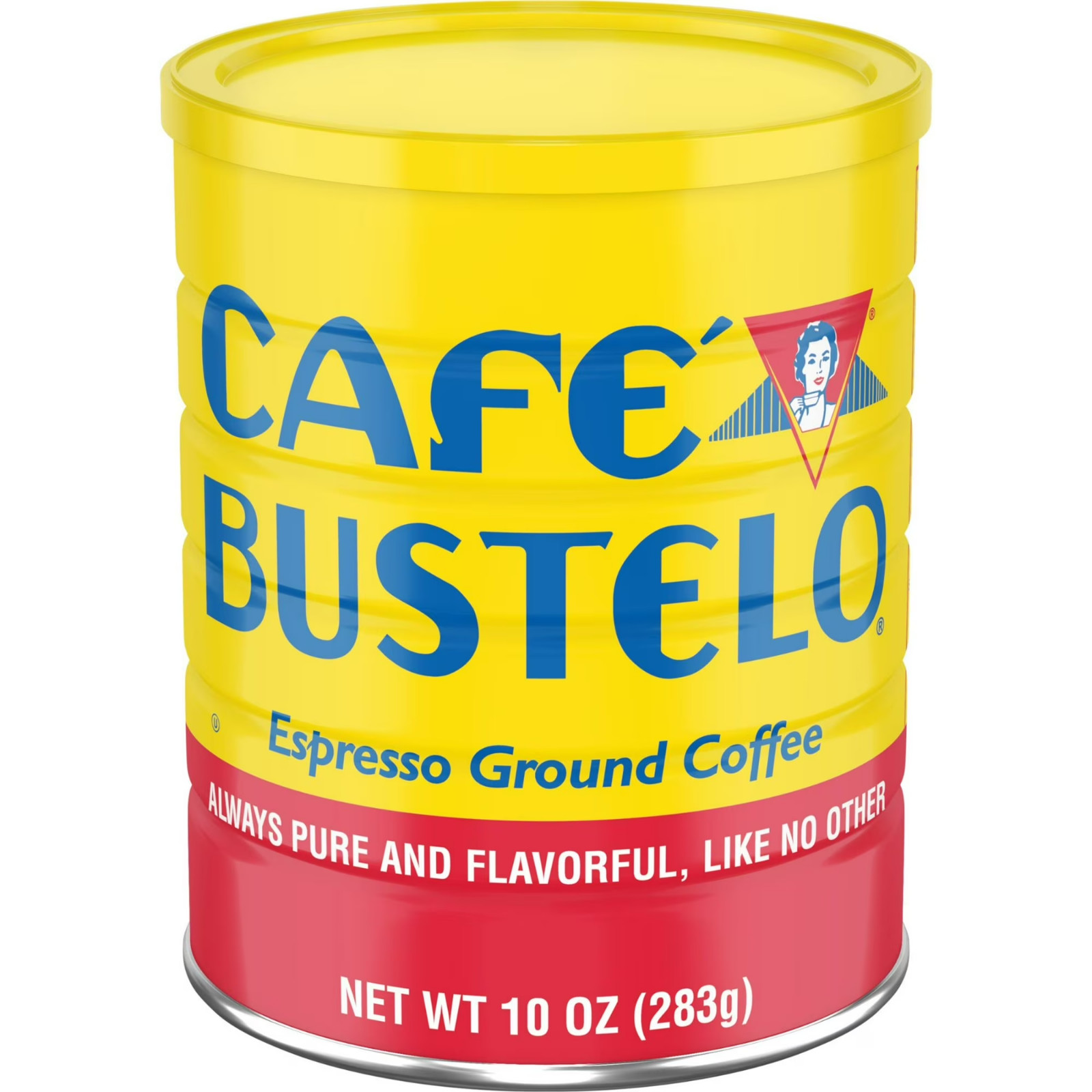 Cafe Bustelo, Espresso Style Dark Roast Ground Coffee, 10 oz Can (Pack of 3)