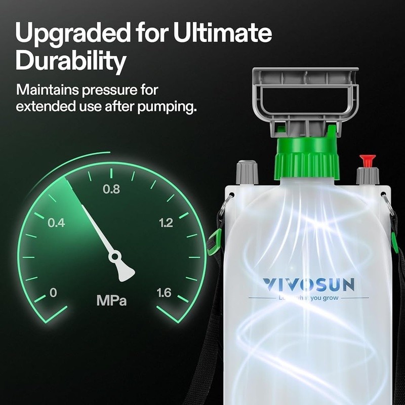 Multi-Functional Pump Sprayer Plants Pets Car Cleaning Adjustable Nozzles New